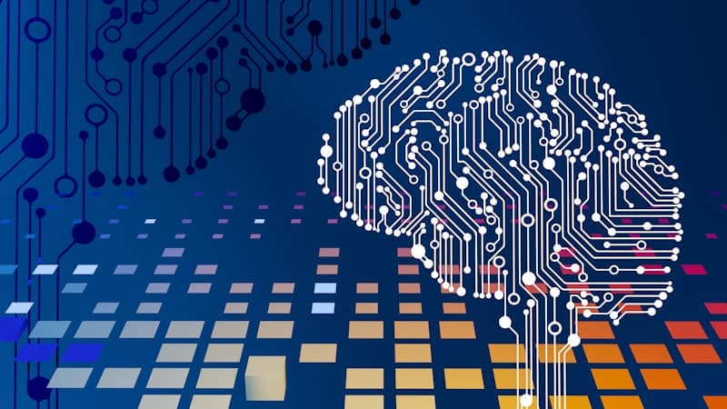 AI circuit board representing machine learning powered trade analysis